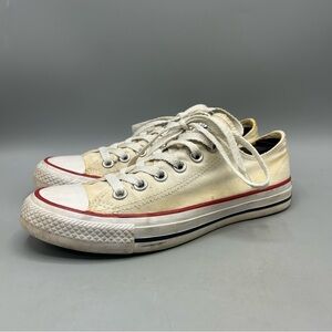 Converse Women's Athletic Shoes - Cream and Red